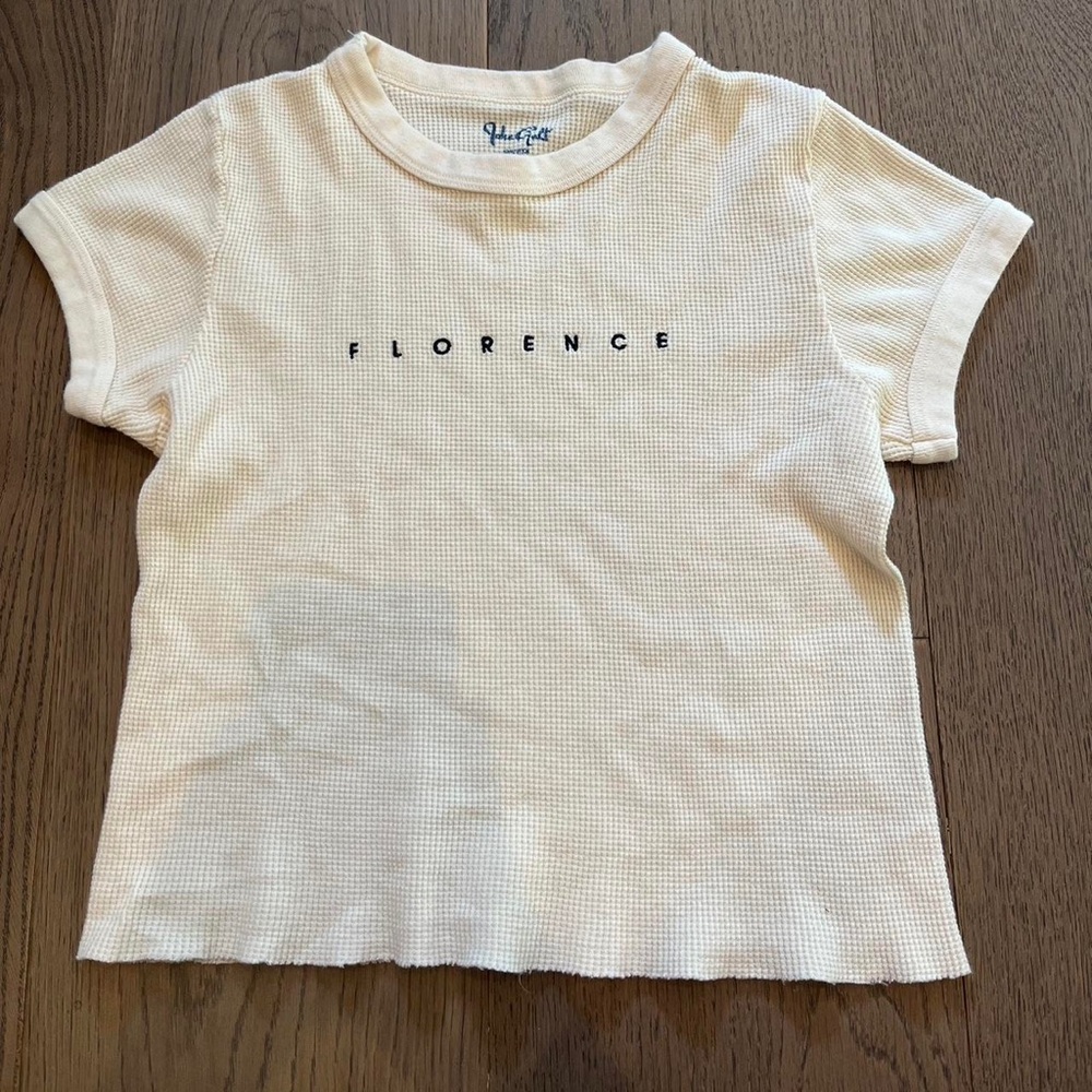 Brandy Melville J. Galt Florence Waffle Tee